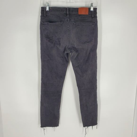 Madewell Off Black 8" Skinny Skinny Jeans 28 - Picture 5 of 13